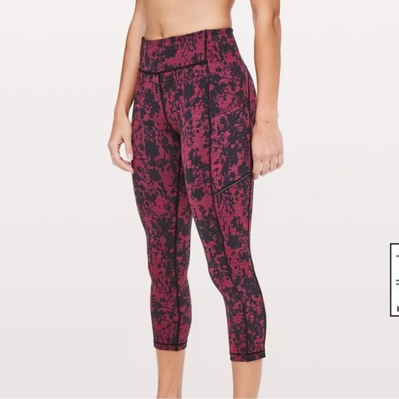 Lululemon Speed Up Crop 21" Leggings Size 6 - Picture 1 of 13